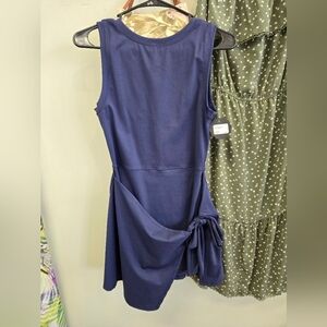 Navy Blue Active Dress Romper